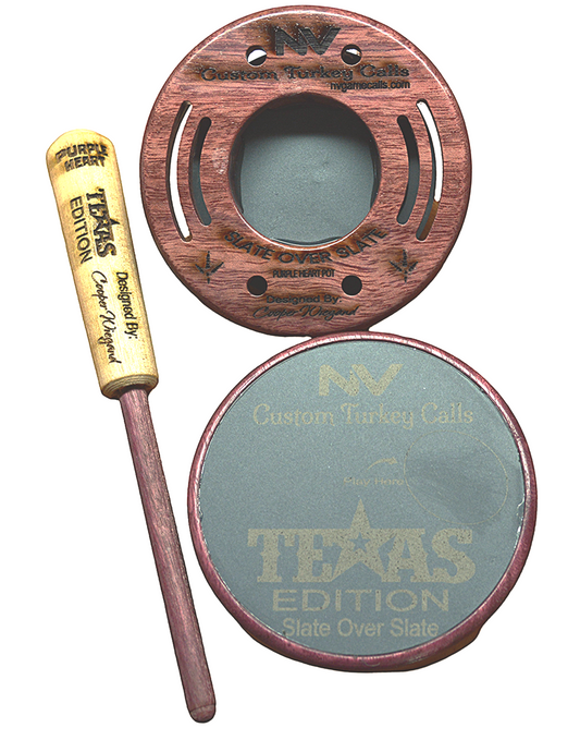 Texas Edition Slate Over Slate  Purple Heart Cooper Wiegand Signature Series