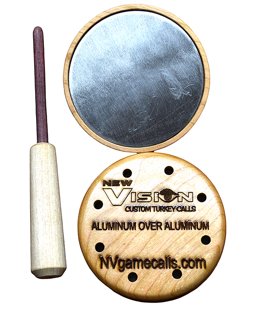 Aluminum Over Aluminum Cherry Pot Turkey Call